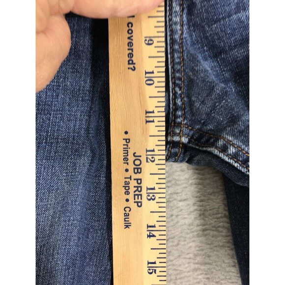 Cinch Jeans Mens 35x34 Dark Blue Denim White Label Straight Western MB98034 - Picture 11 of 15